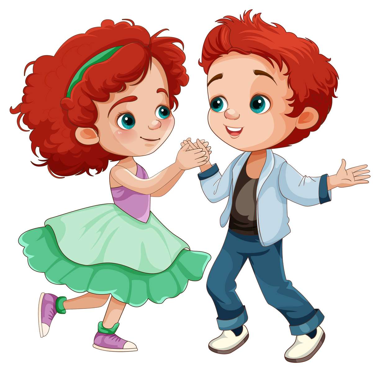 Couple dancing puzzle puzzle online from photo