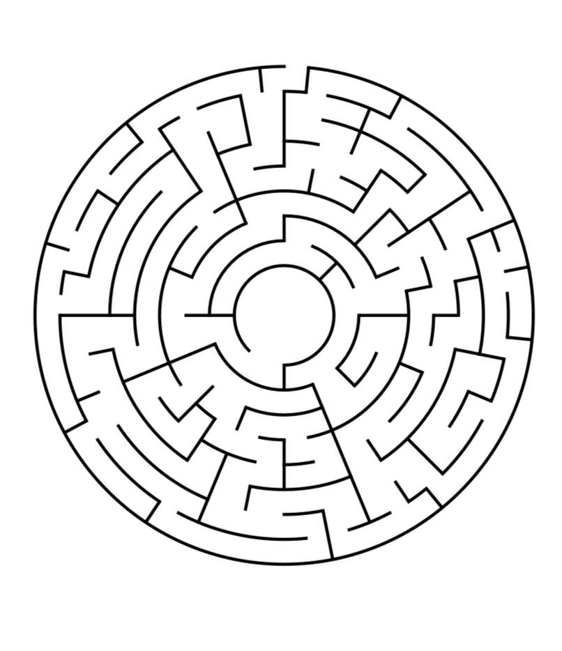 Labyrinthe Online-Puzzle vom Foto
