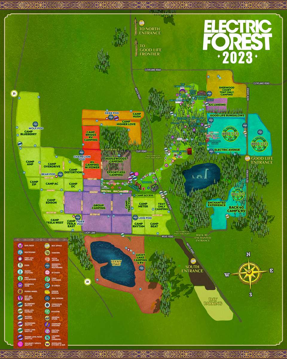 EF 2023 Map puzzle online from photo