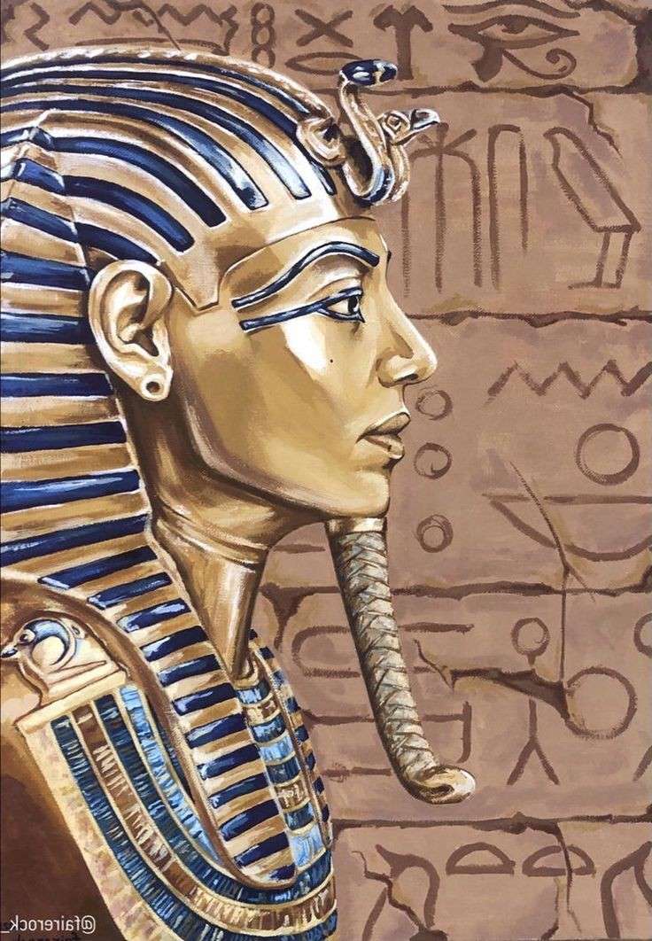 King Tut puzzle puzzle online from photo
