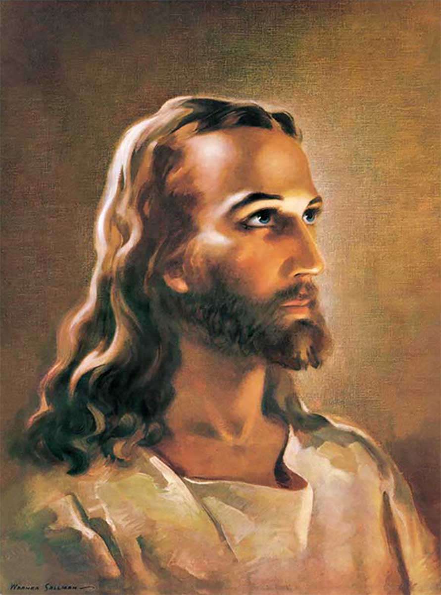 Портрет Иисуса онлайн-пазл