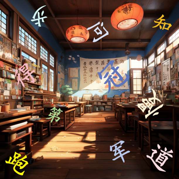 汉字找汉字拼图游戏 puzzle online a partir de fotografia