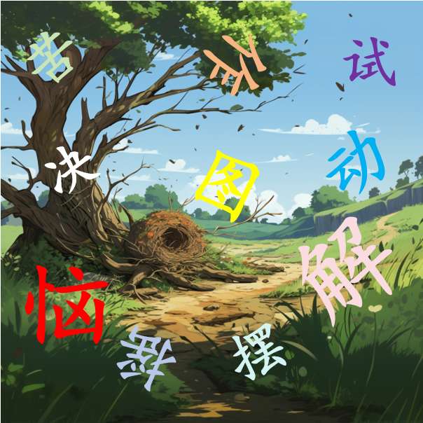 汉字拼图第六册第九 онлайн пазл