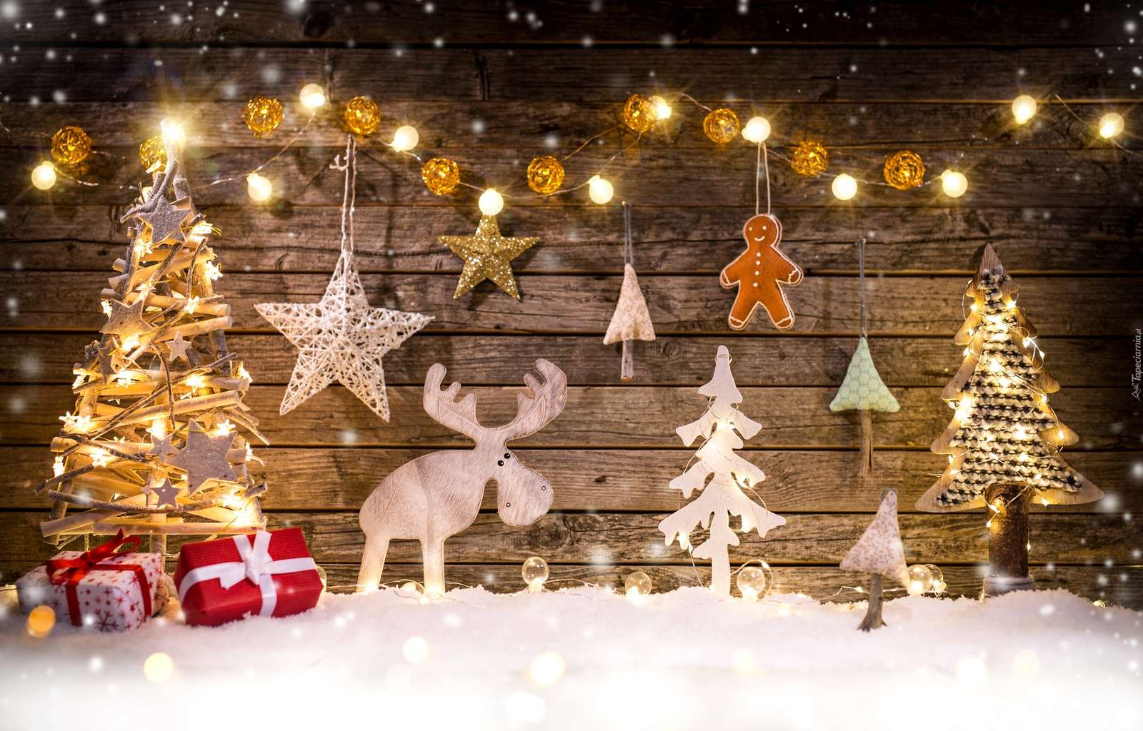 Christmas wallpaper online puzzle