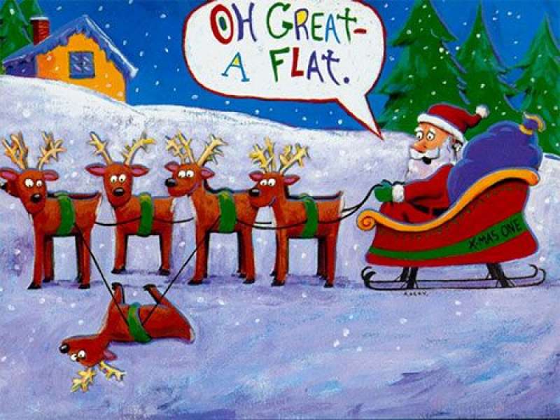 шега на Дядо Коледа онлайн пъзел от снимка