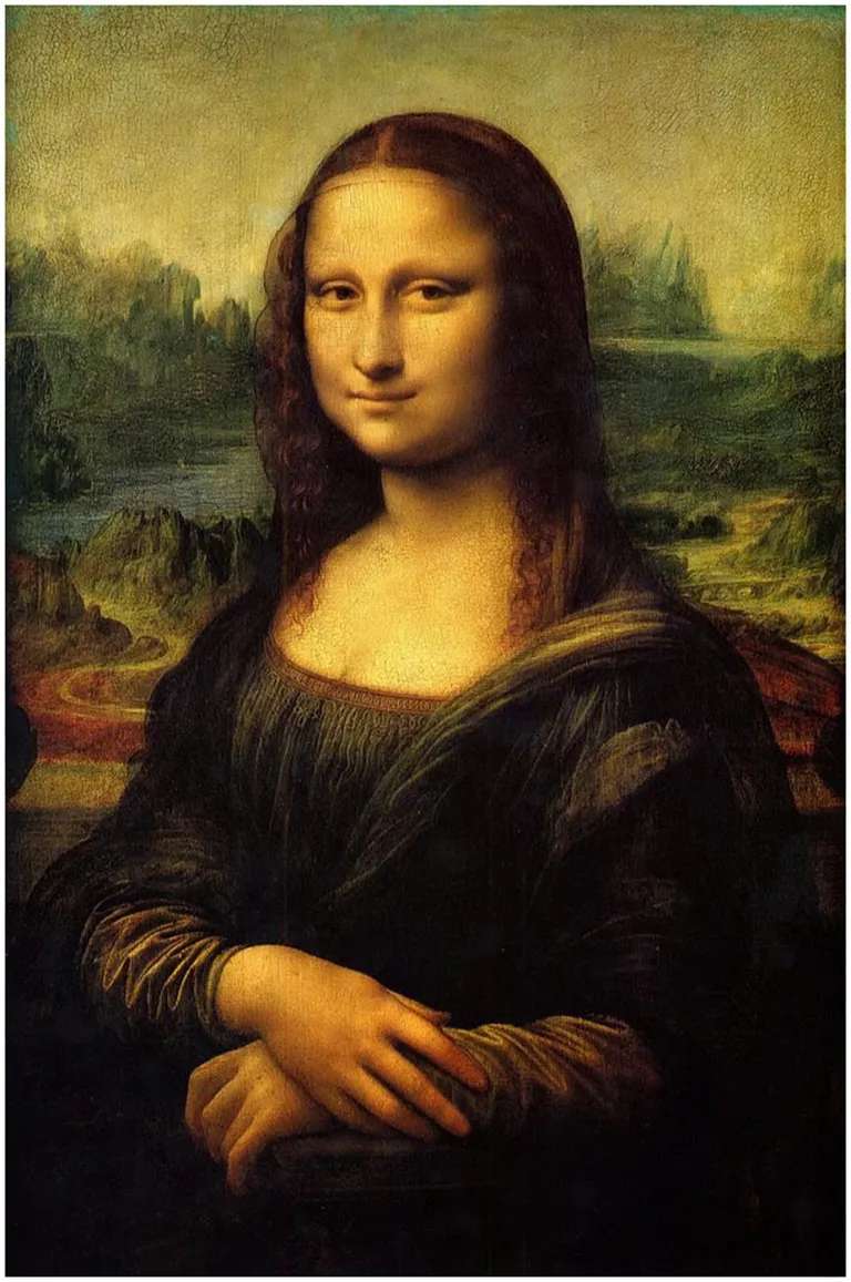 Мона Лиза оригинал онлайн-пазл