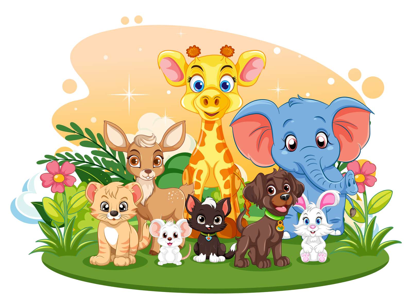 állatok a világon online puzzle