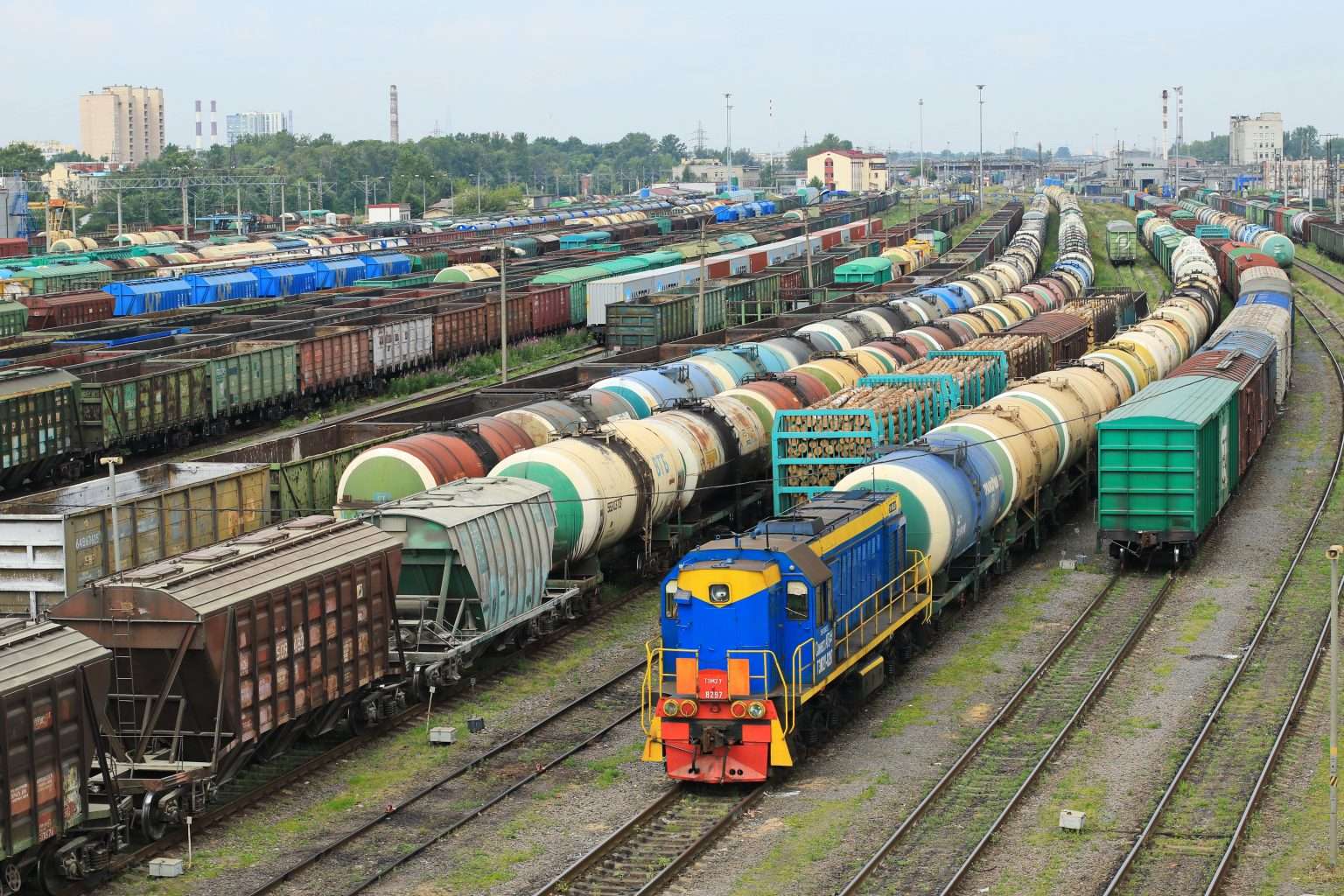 ЖП гара на руските железници онлайн пъзел