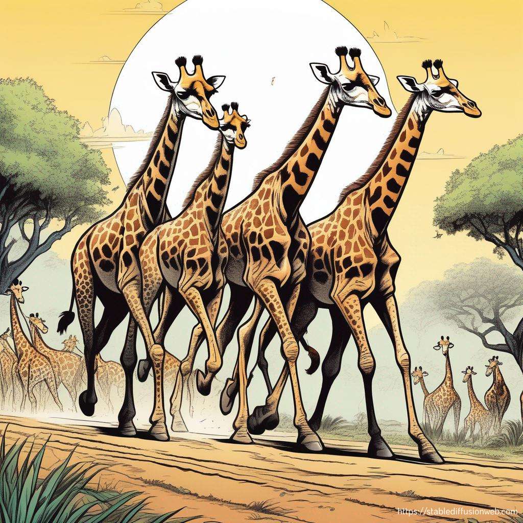 жираф онлайн пъзел