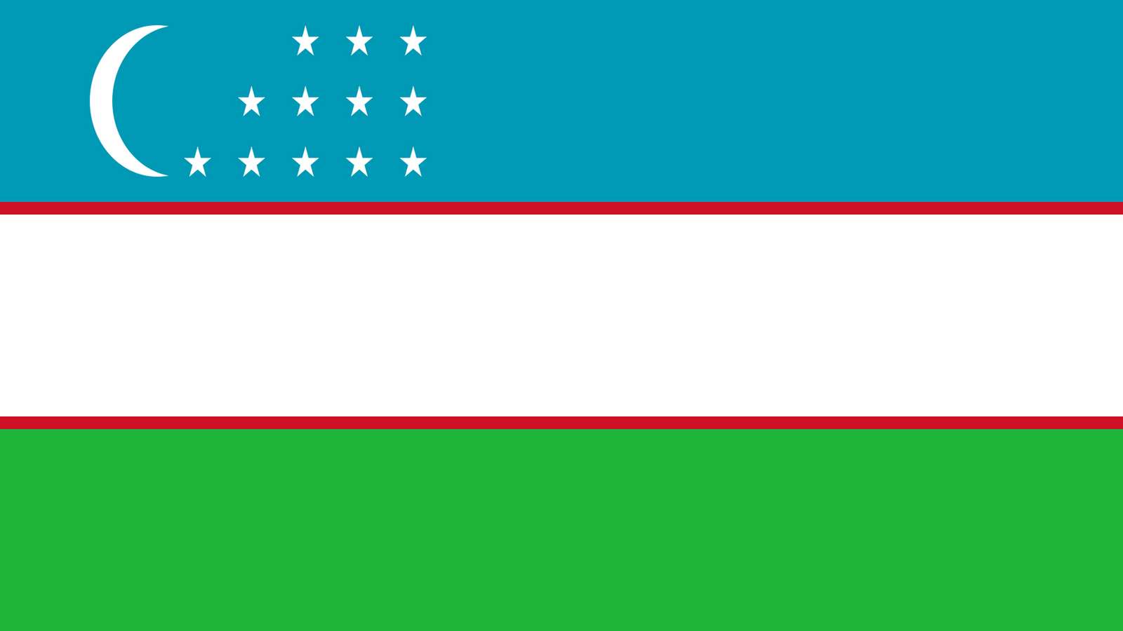Oezbekistaanse vlag online puzzel