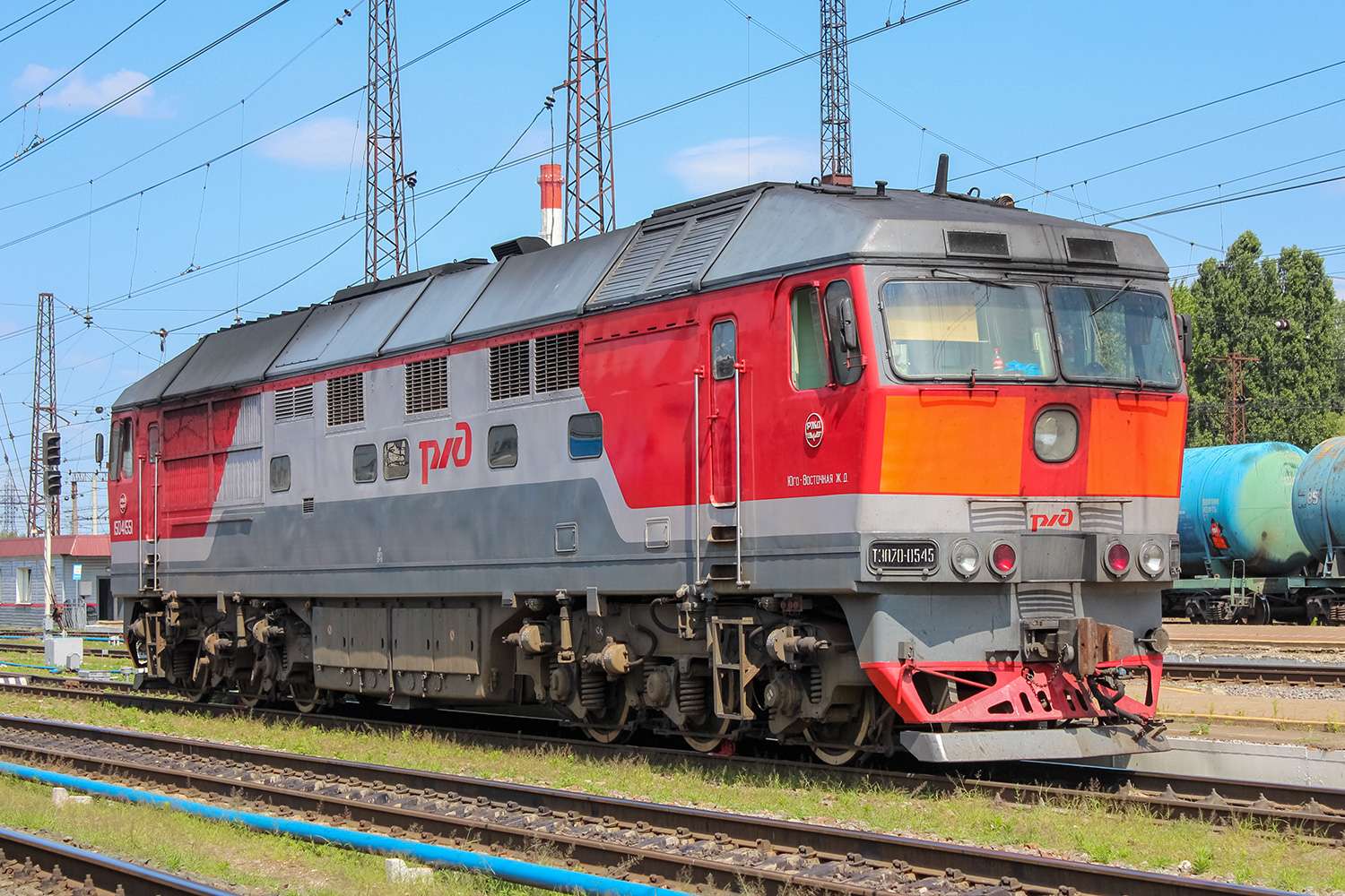 locomotiva a diesel TEP 70 puzzle online