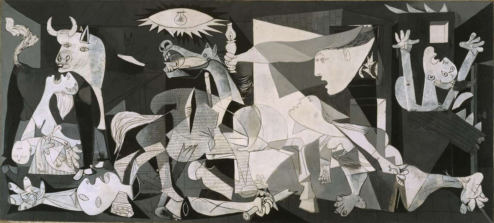 Picasso-Guernica puzzle online fotóról