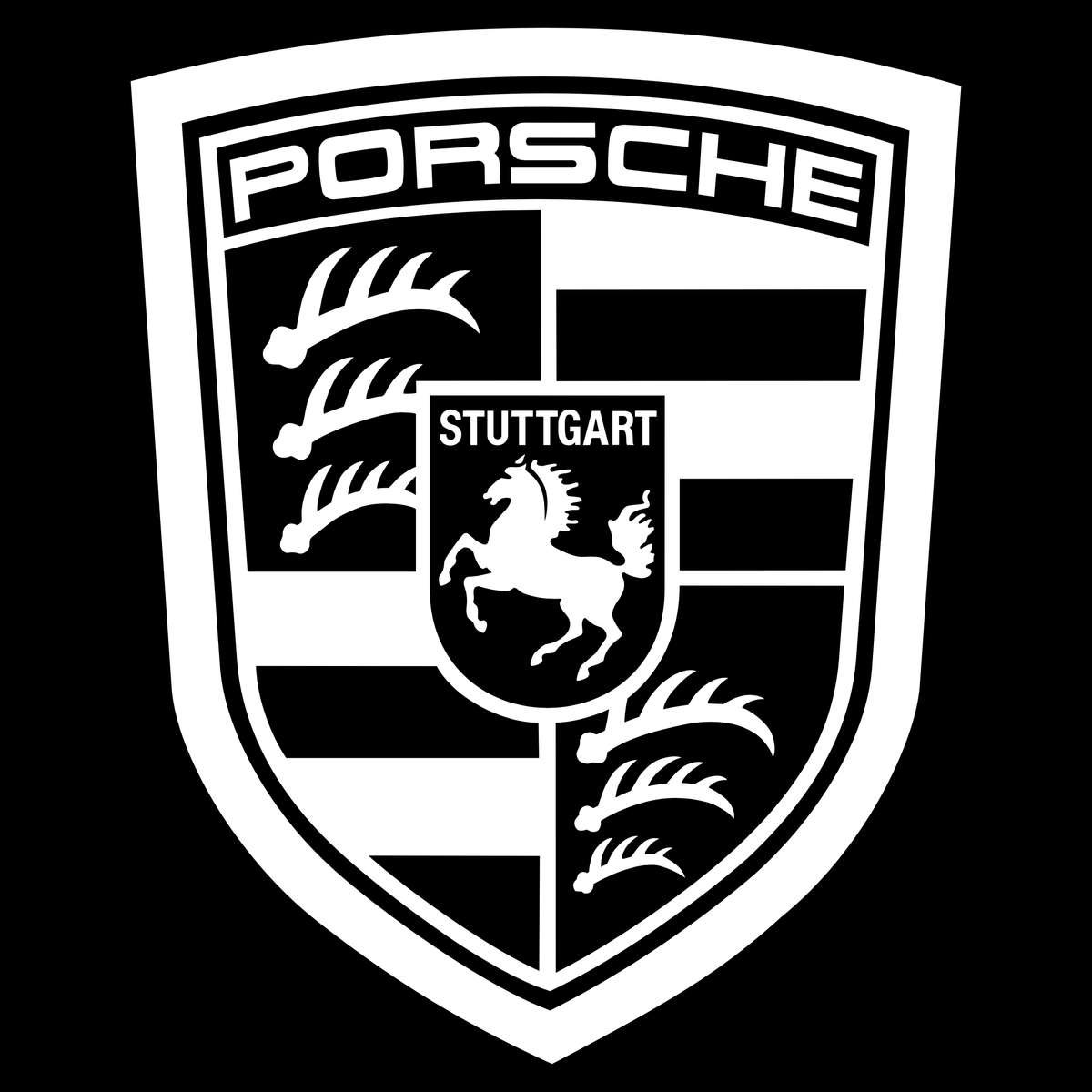 Логотип Porsche онлайн пазл