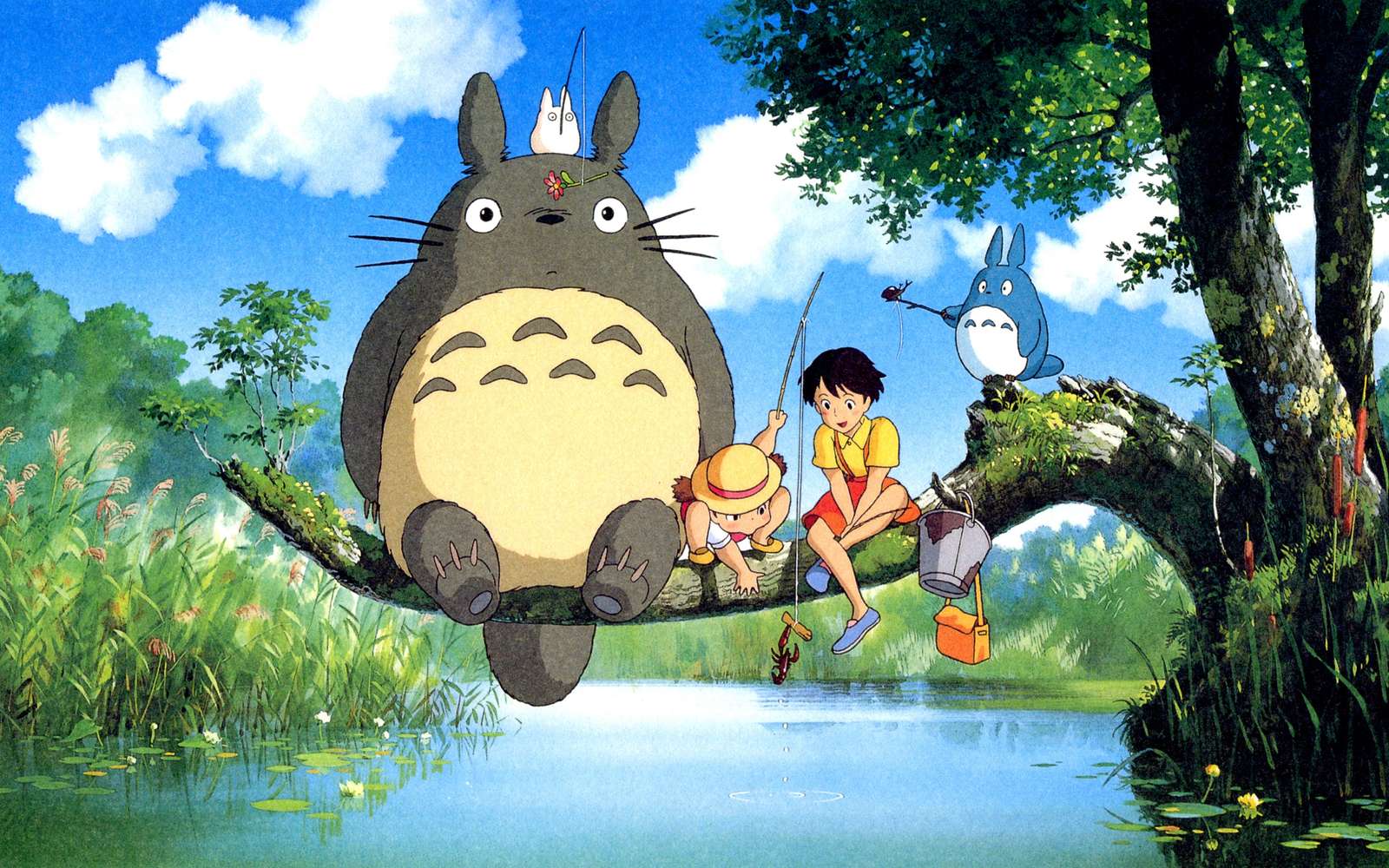 Totoro de anime puzzle online a partir de fotografia