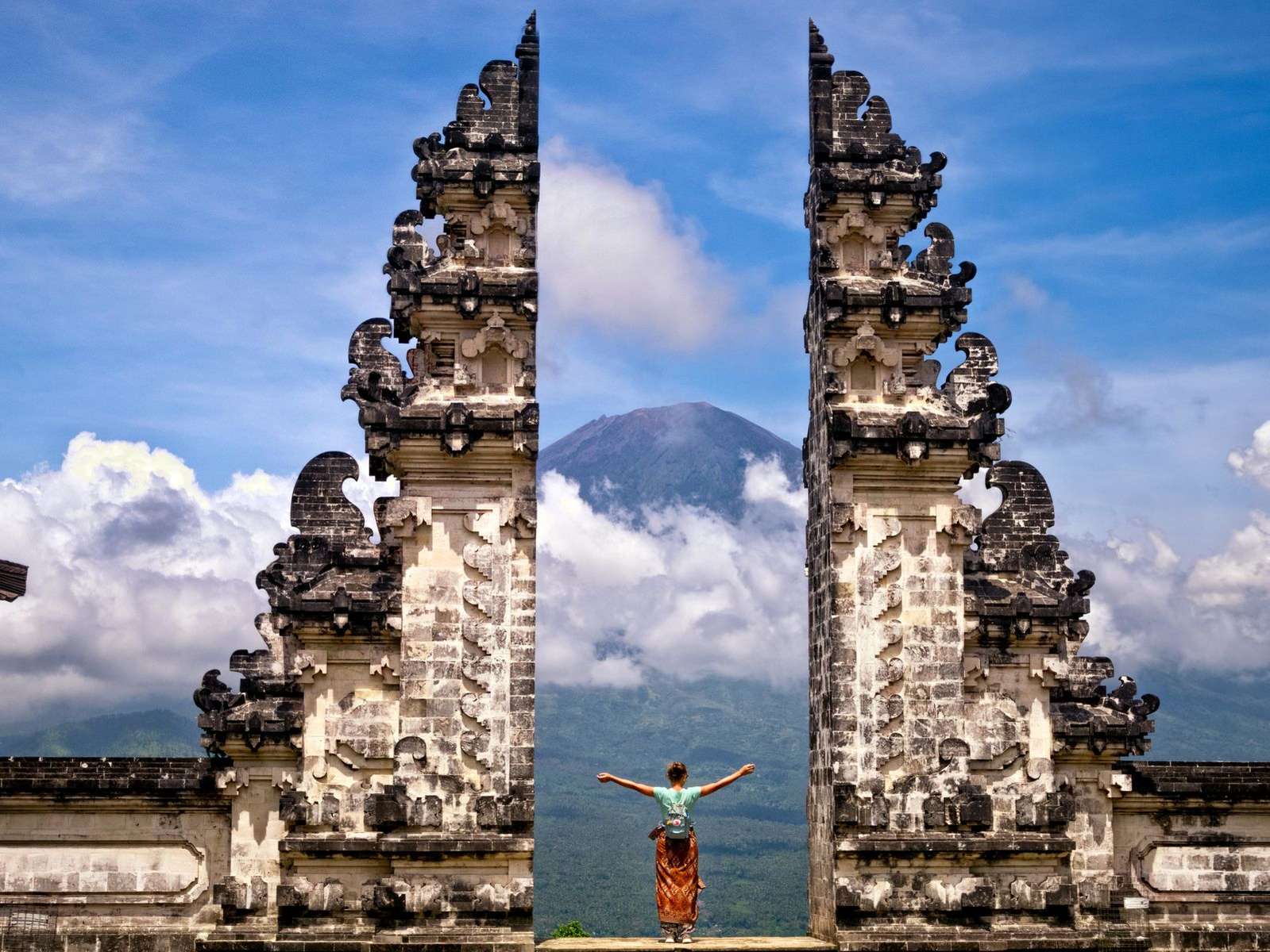 temple de Besakih puzzle en ligne à partir d'une photo