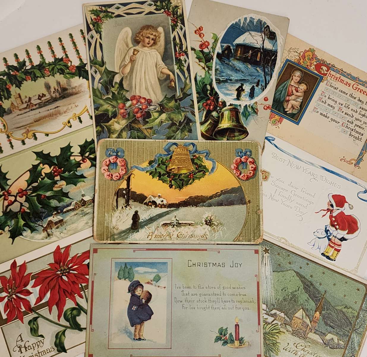 cărți poștale antice de Crăciun puzzle online