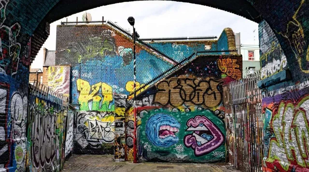 graffiti pussel online från foto