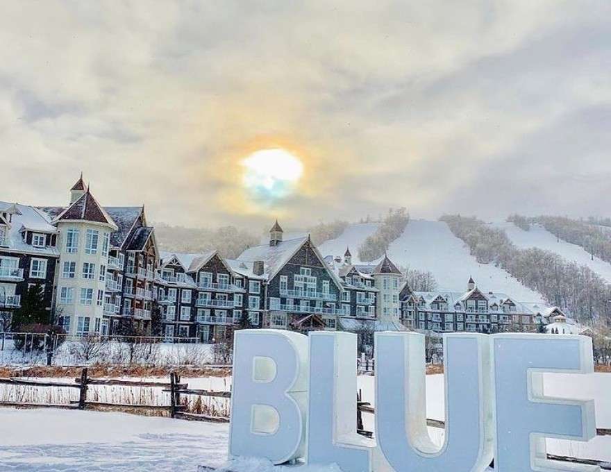 Montaña azul rompecabezas en línea