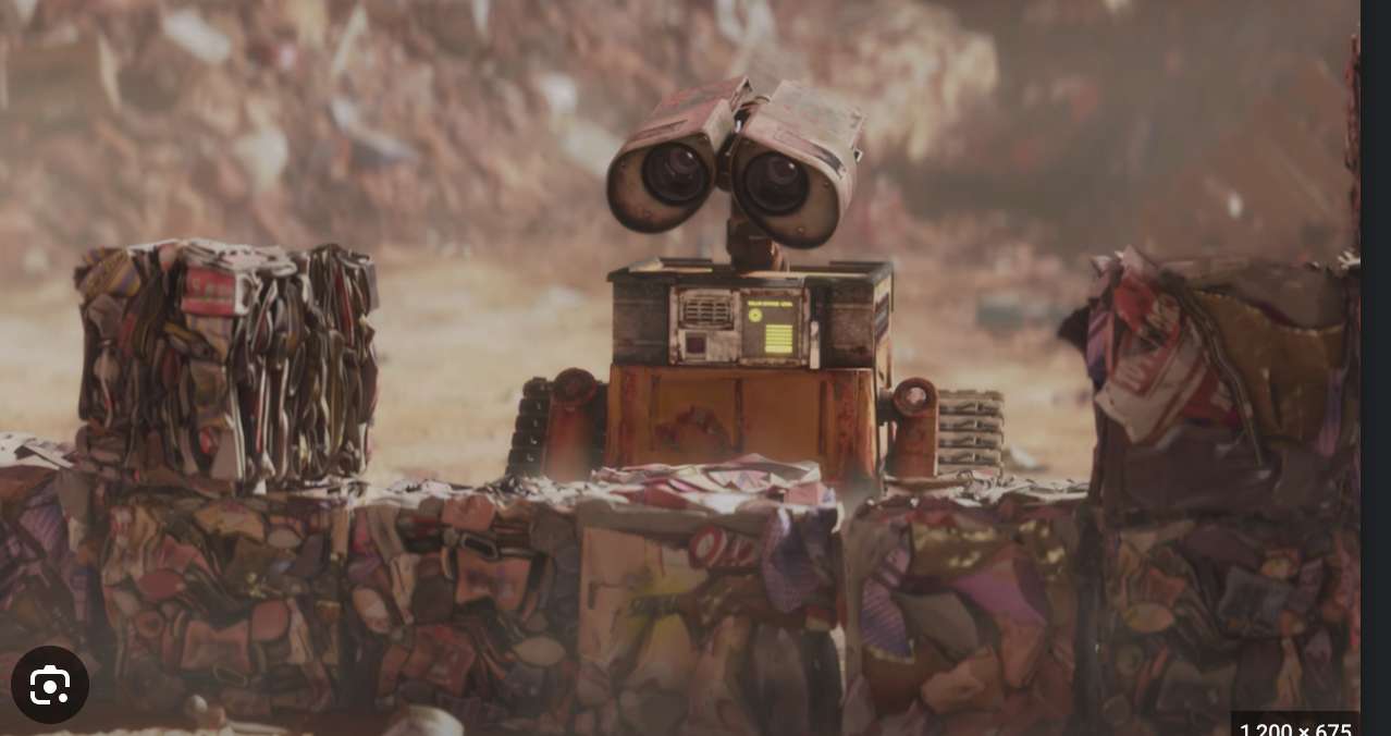 Wall-E-vervuiling online puzzel
