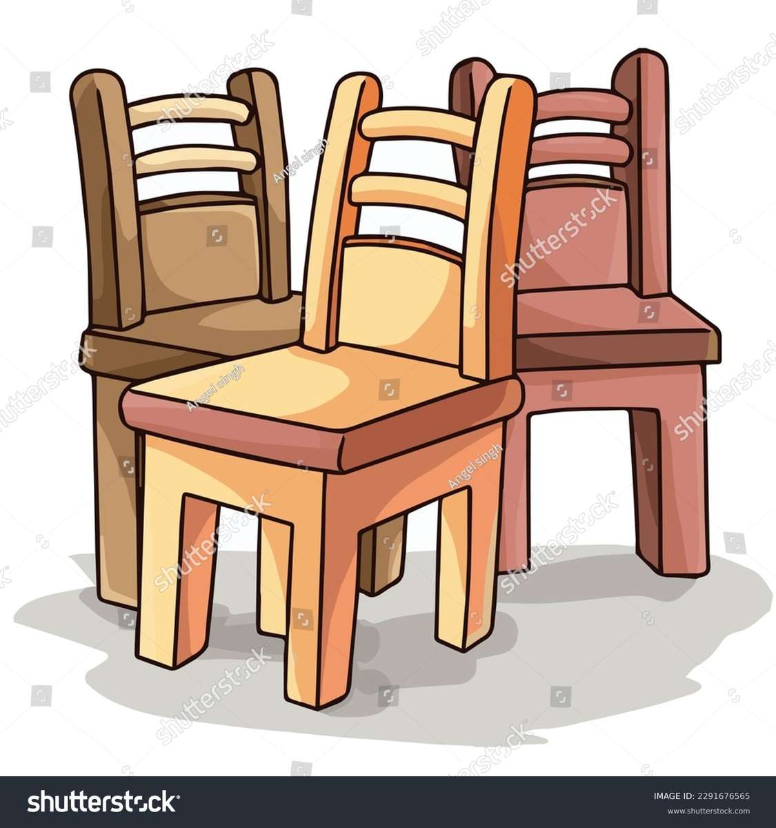 стул для детей онлайн-пазл