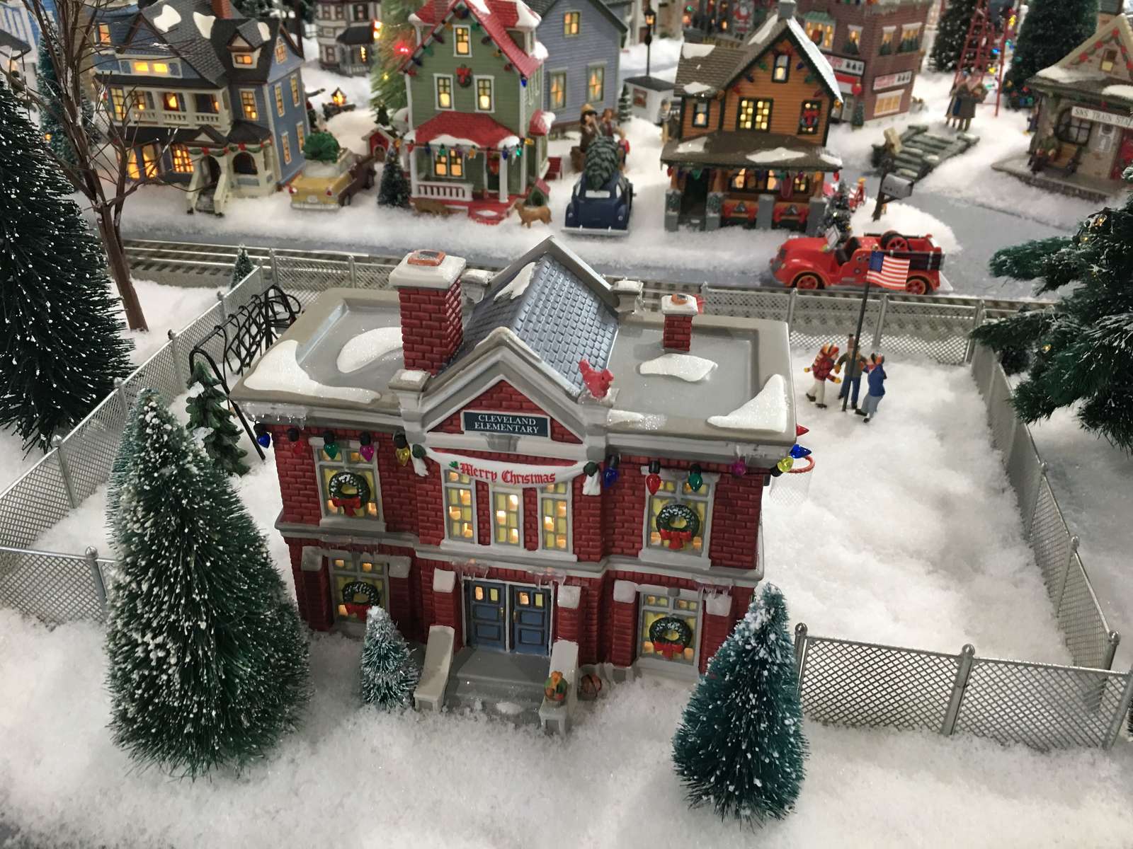 Lil karácsonyi város puzzle online fotóról