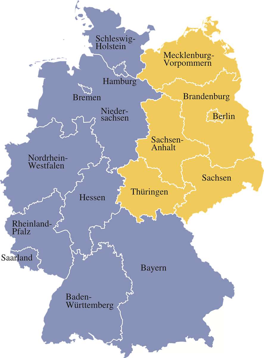 Carte allemande puzzle en ligne à partir d'une photo