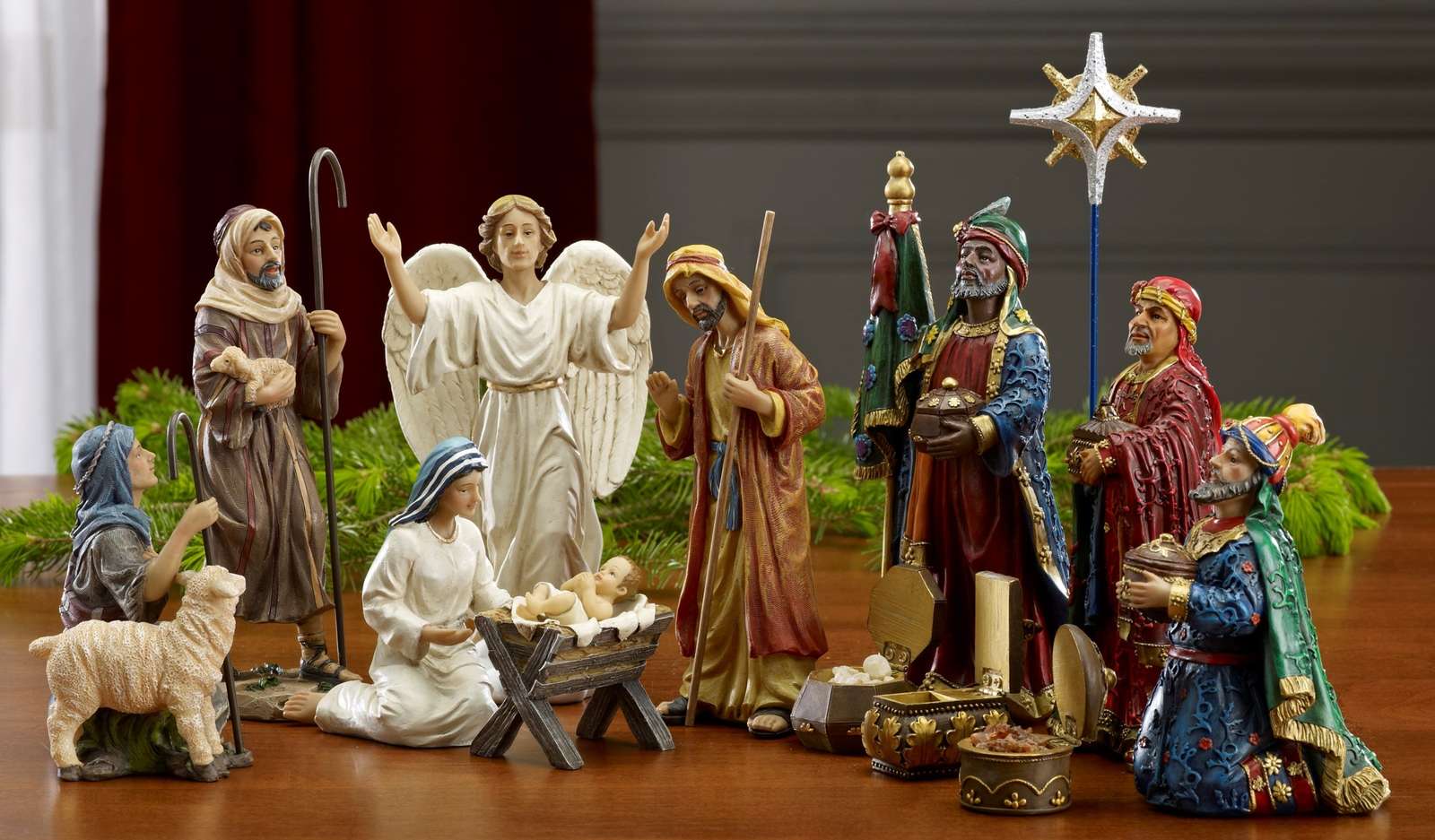 Nativity Ornaments puzzle online from photo