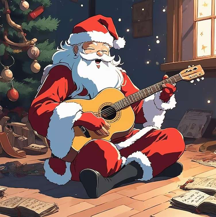 santa claus puzzle online from photo