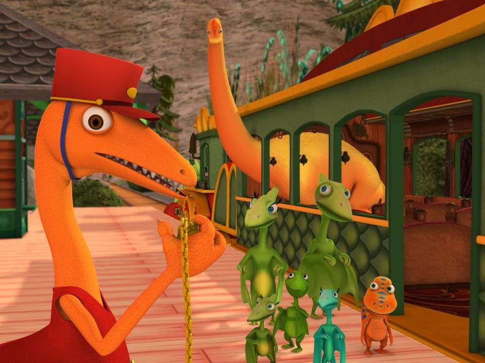 Dinosaur Train puzzle online from photo