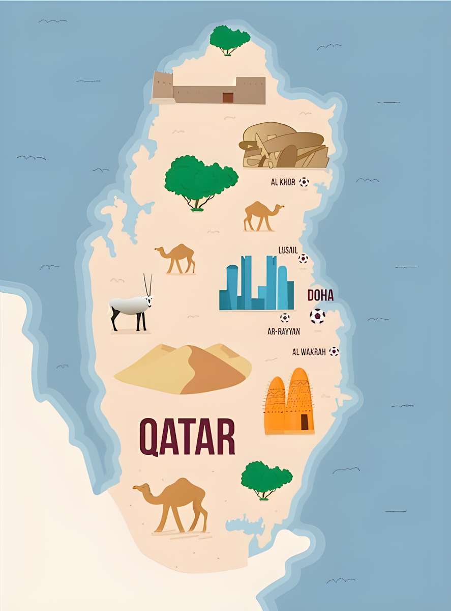 Катар Доха онлайн пъзел