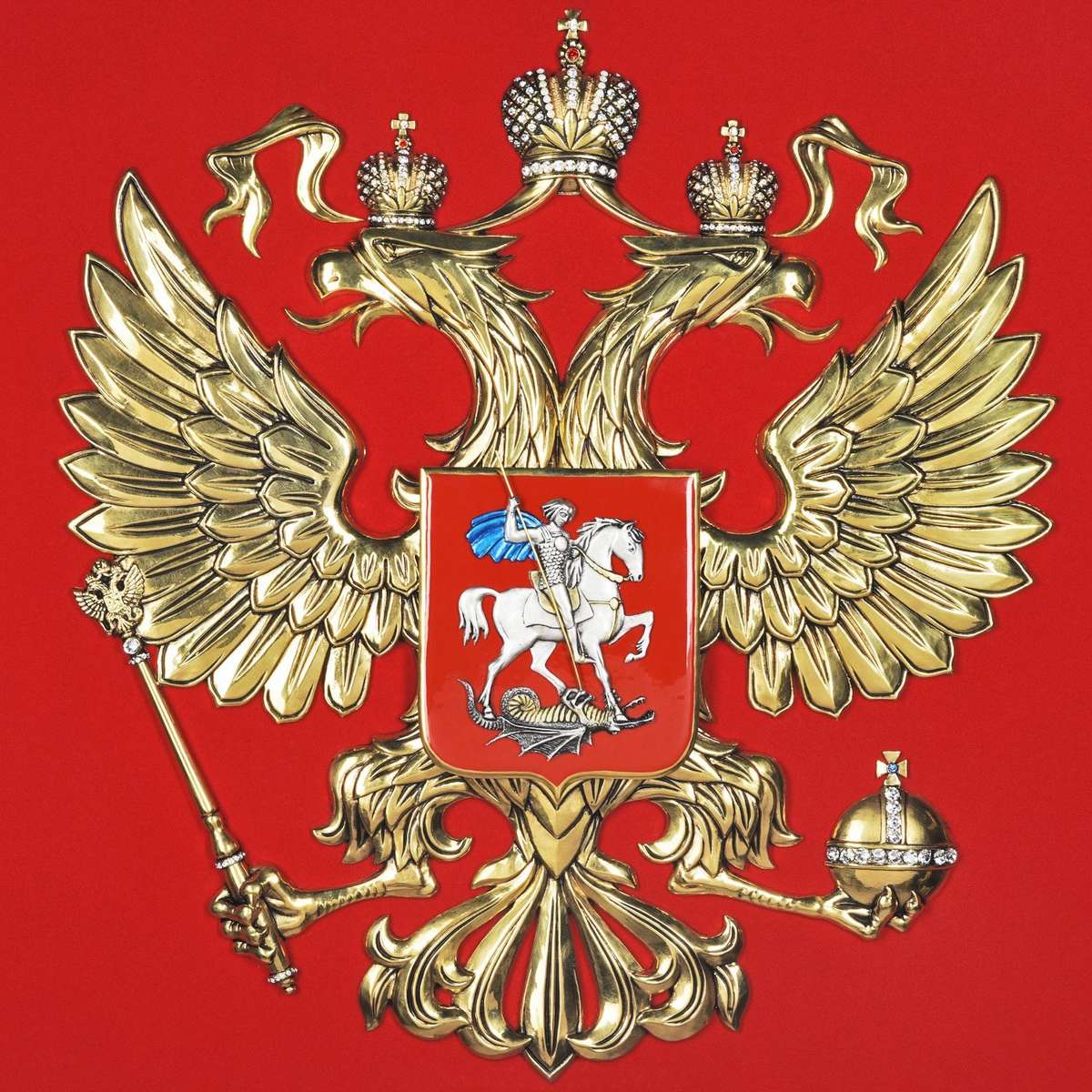 Εθνόσημο της Ρωσίας παζλ online από φωτογραφία