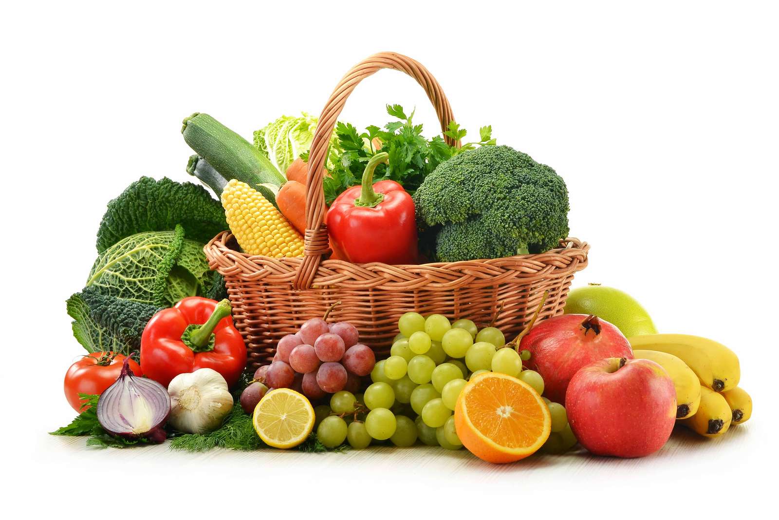 Fruits and vegetables online puzzle