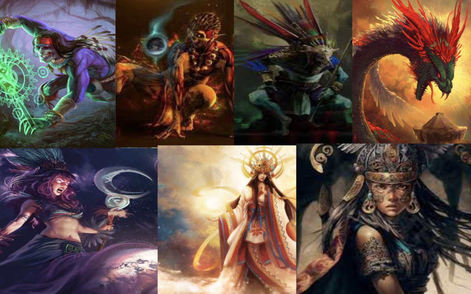 アステカの神々 オンラインパズル