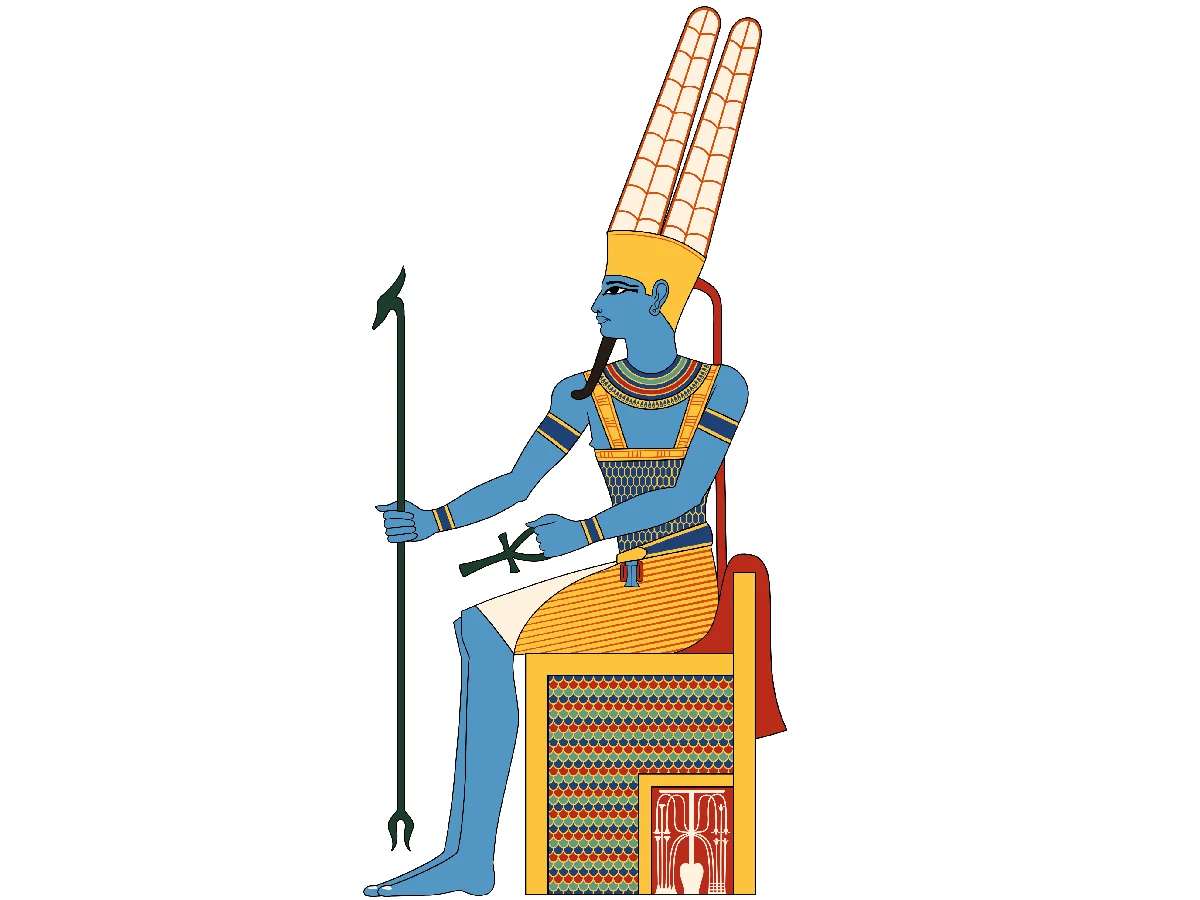 Egyiptomi istenek puzzle online fotóról