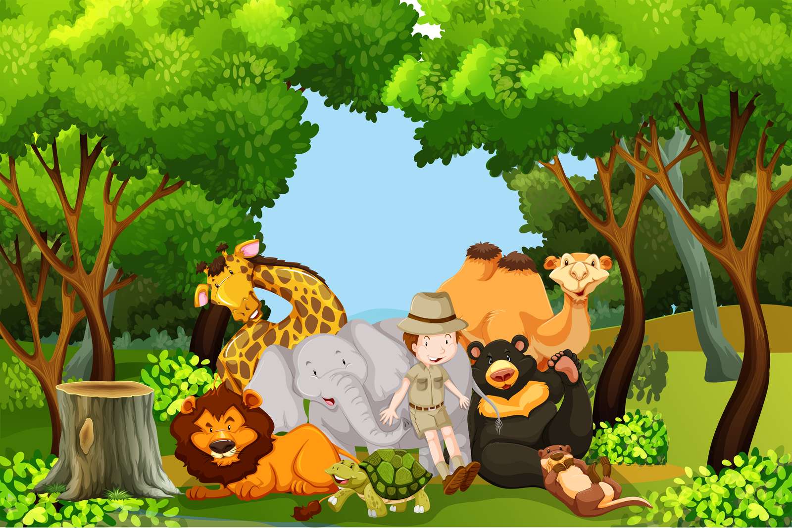 Зоопарк Негара онлайн пазл