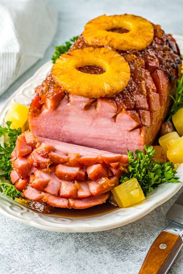 Christmas Ham puzzle online from photo