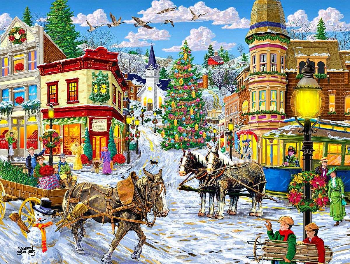 winter and holidays online puzzle