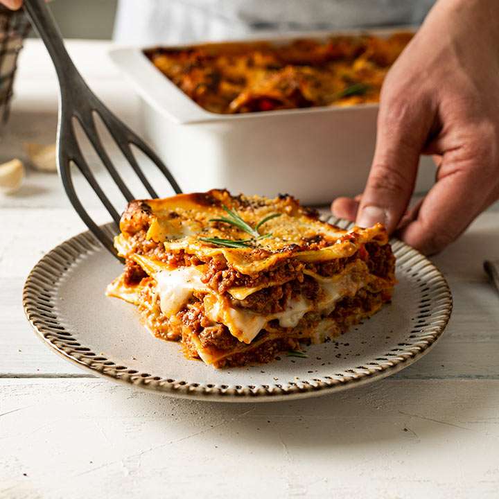 Grandma's lasagna puzzle online from photo