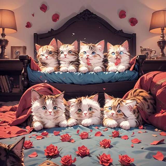 The kittens puzzle online from photo