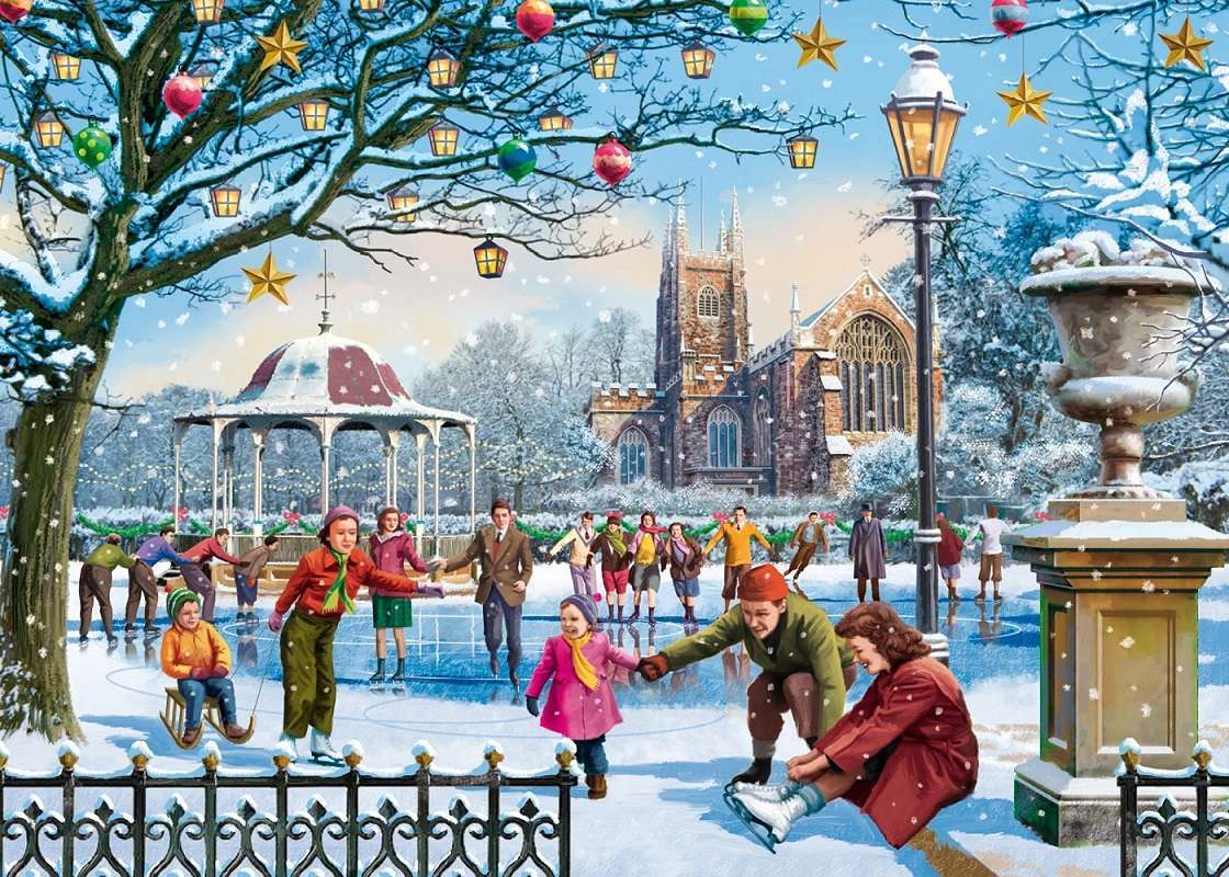 snow skates puzzle online from photo