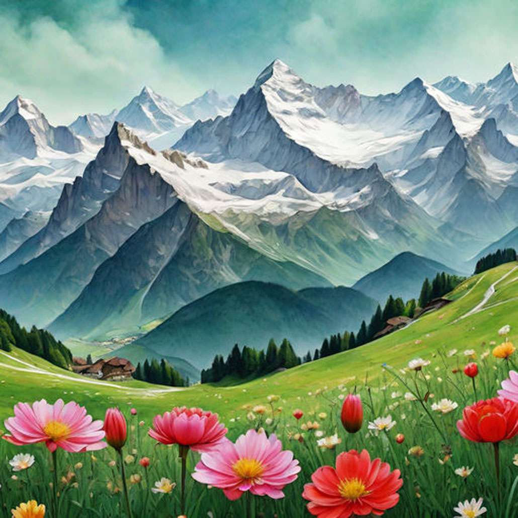 MOUNTAIN1 puzzle online from photo