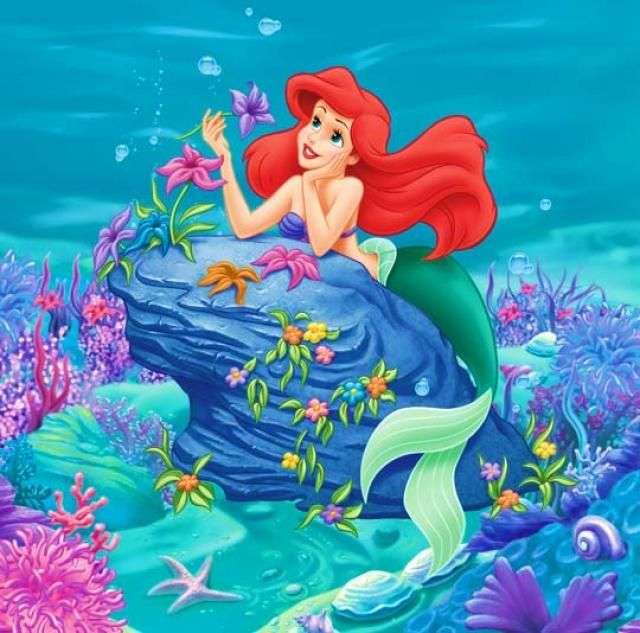 Die kleine Meerjungfrau Ariel Online-Puzzle vom Foto