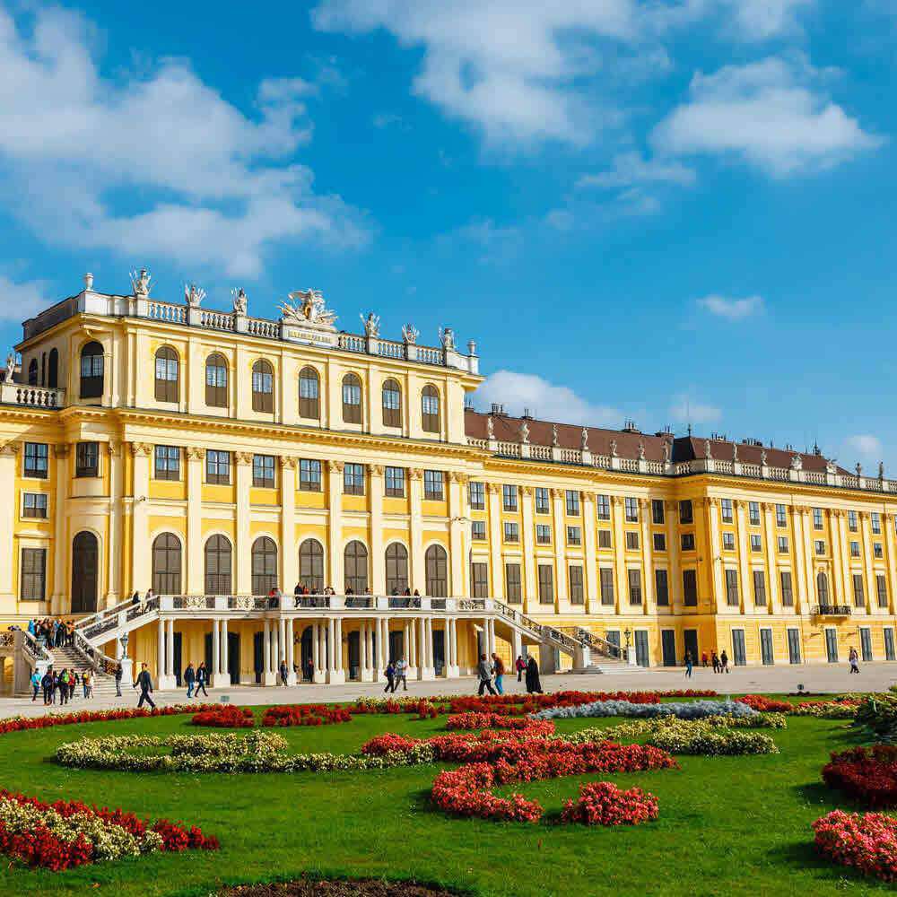 Slottet Schönbrunn pussel online från foto
