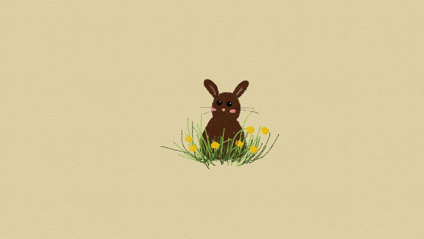 Coniglietto nell'erba puzzle online