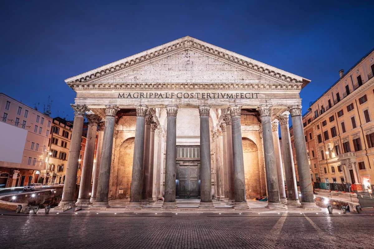 πάνθεον της Ρώμης παζλ online από φωτογραφία