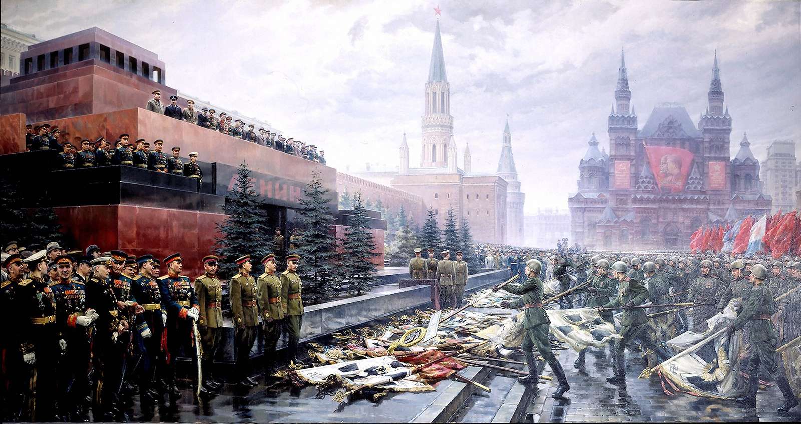 Парад Победы 24 июня 1945 года пазл онлайн из фото