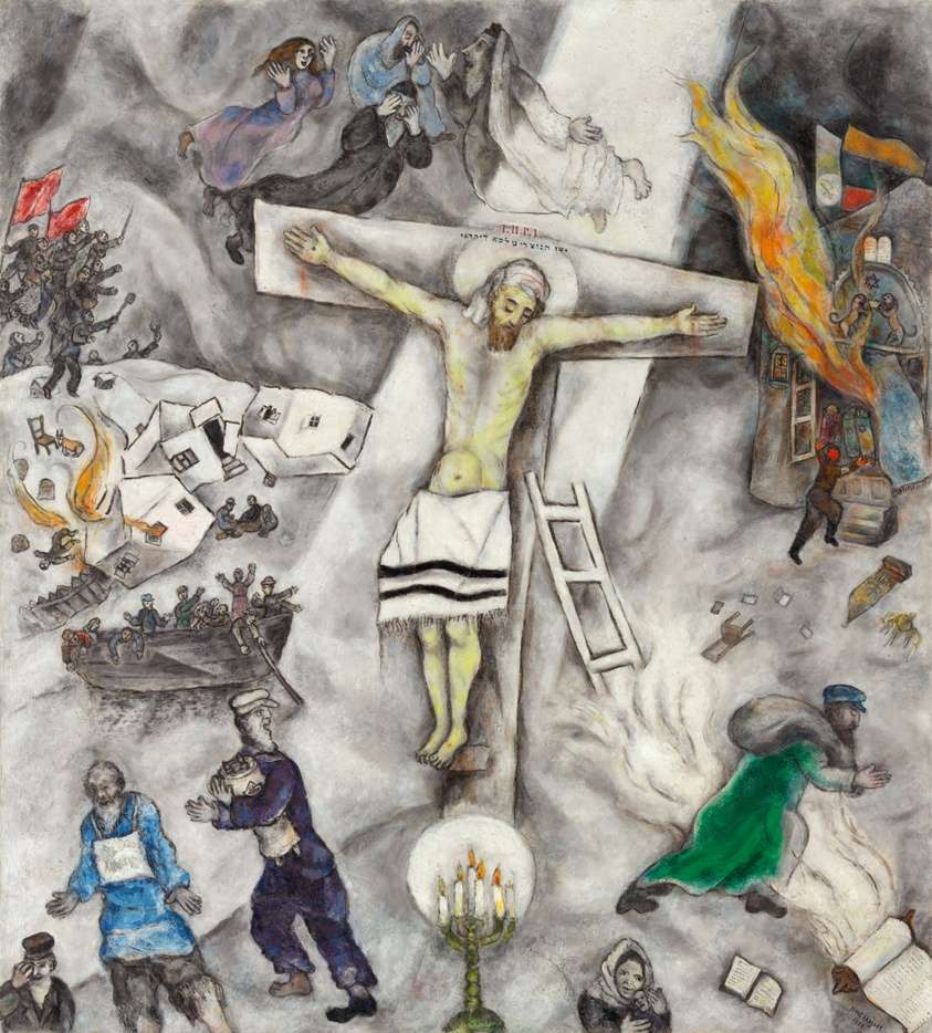 white crucifixion online puzzle