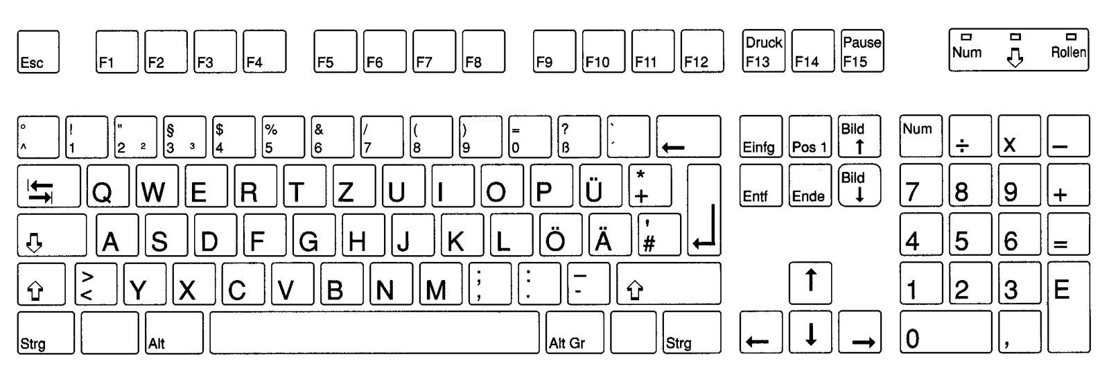 klávesnice online puzzle