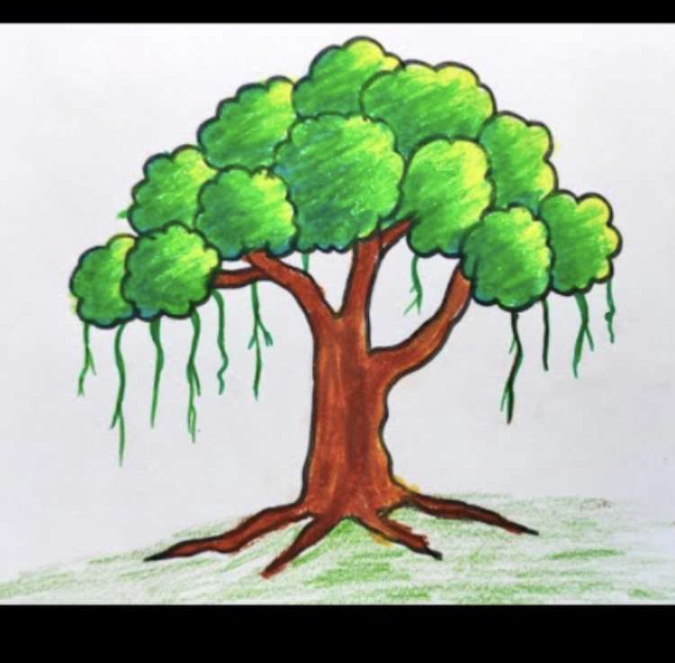 Bayan tree puzzle online from photo