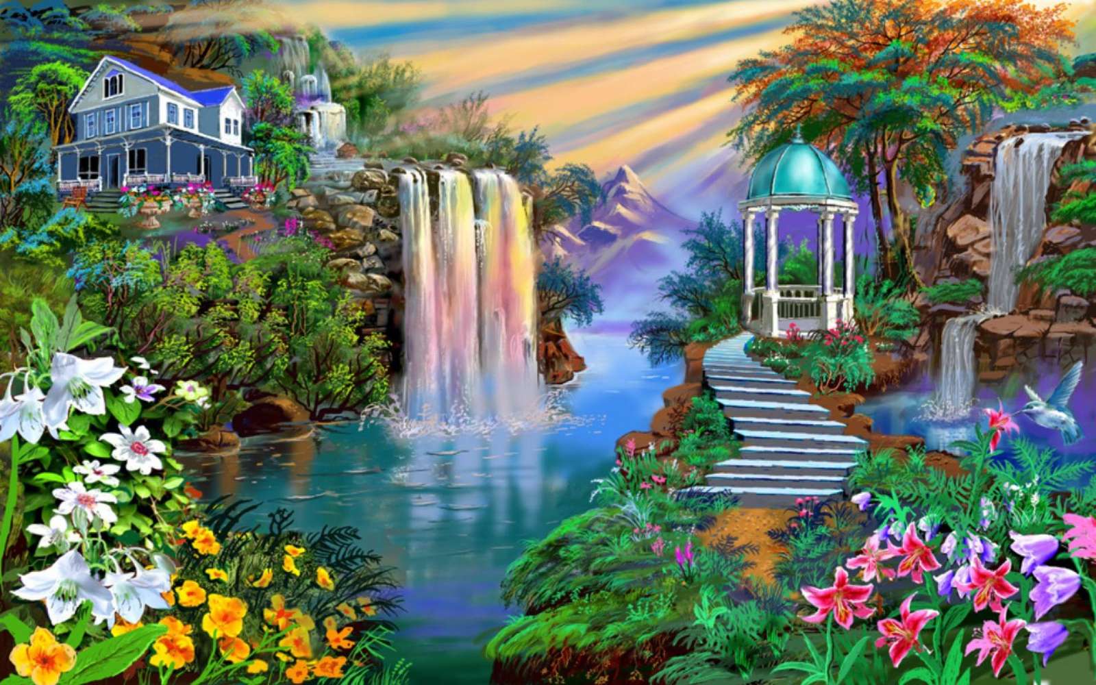 Artist Paradise puzzle online from photo